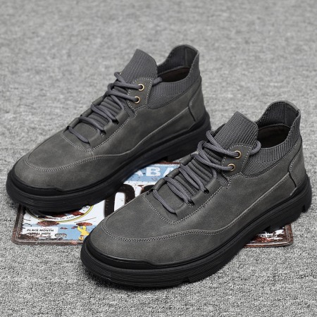 Men's Sports Tooling New Trendy Casual Shoes High-Top Sneakers